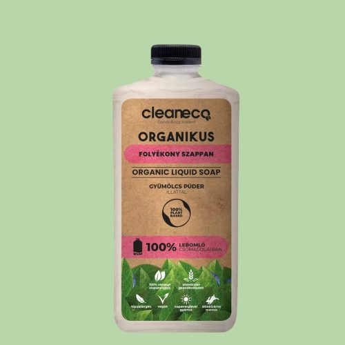 Cleaneco - organikus folyékony szappan 1l - komposztálható csomagolásban