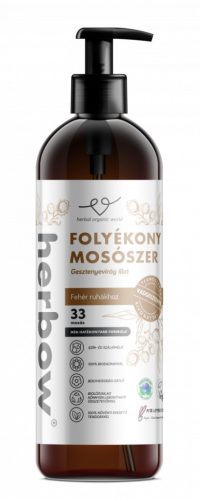 Herbow folyékony mosószer vadgesztenye fehér ruhákhoz - Gesztenyevirág illattal - 1000ml