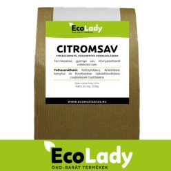   EcoLady Citromsav - 1000g - visszazárható páramentes csomagolásban
