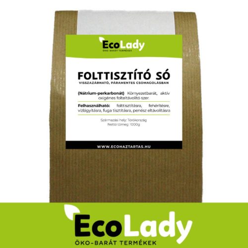 EcoLady Folttisztító só - 1000g - visszazárható páramentes csomagolásban