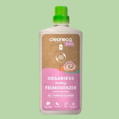 Cleaneco - baby organikus felmosószer 1l - komposztálható csomagolásban