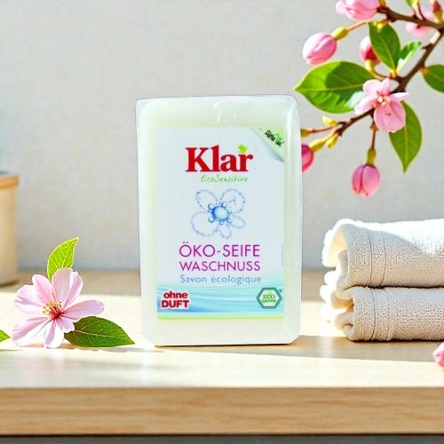 Klar ÖKO-sensitiv Öko-Seife mit Waschnussmehl 100 g