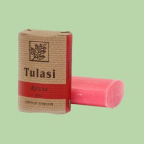 Tulasi Ovalseife – Rose 100 g