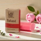 Tulasi Ovalseife – Rose 100 g