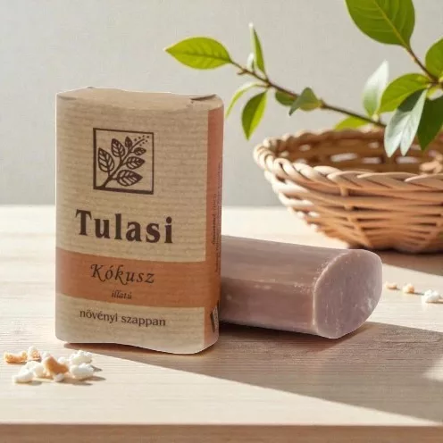 Tulasi Ovale Seife – Kokosnuss 100 g