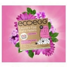   Ecoegg Waschmittel-Nachfüllpackung British Blooms – 50 Waschgänge – mit TURMALIN-Kügelchen