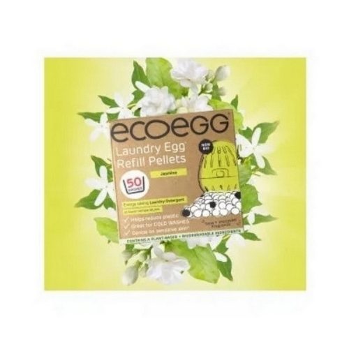 Ecoegg Waschmittel-Nachfüllpackung Jasmin – 50 Waschgänge – mit TURMALIN-Kügelchen