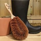 LoofCo Gartenbürste mit Griff aus Kokosfasern – 1 Stück