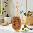LoofCo Gartenbürste mit Griff aus Kokosfasern – 1 Stück