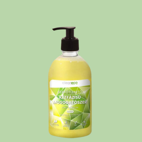 Cleaneco – zweiphasiges Desinfektionswaschmittel 0,5 kg mit Pumpe