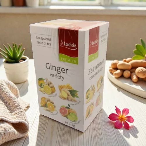 Apotheke - Gyömbér Variációk, Vegyes Gyümölcs Tea, 4*5 filter - Premier Selection