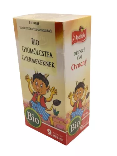 Apotheke - Bio Gyümölcstea Gyermekeknek, 20 filter