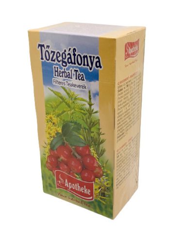 Apotheke - Tőzegáfonya Tea, 20 filter