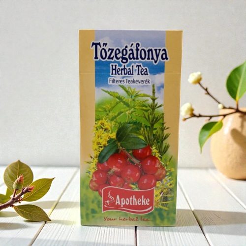 Apotheke - Tőzegáfonya Tea, 20 filter