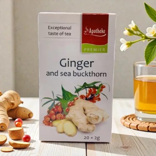 Apotheke - Gyömbér és Homoktövis Tea, 20 filter - Premier Selection