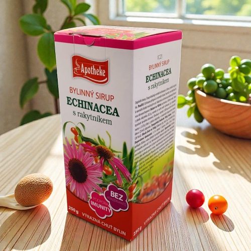 Apotheke echinacea szirup homoktövissel 250g