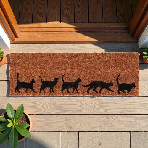 Esschert Design Cicás kókuszrost lábtörlő, 75x25 cm