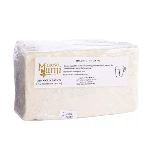 MosóMami Sheabutter-Block – raffiniert, bio – 500 g