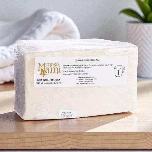 MosóMami Sheabutter-Block – raffiniert, bio – 500 g