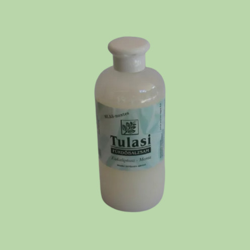 Tulasi SLS mentes fürdőbalzsam-Eukaliptusz-Menta 500 ml