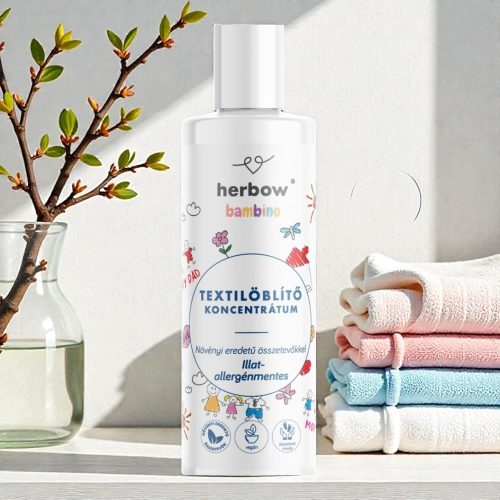 Herbow Bambino Textilweichspülerkonzentrat, frei von Duftstoffallergenen, 200 ml