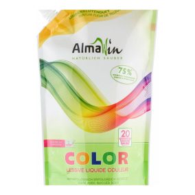   Almawin Color Flüssigwaschmittelkonzentrat für bunte Wäsche, mit Lindenblütenextrakt für 20 Waschgänge – 1500 ml