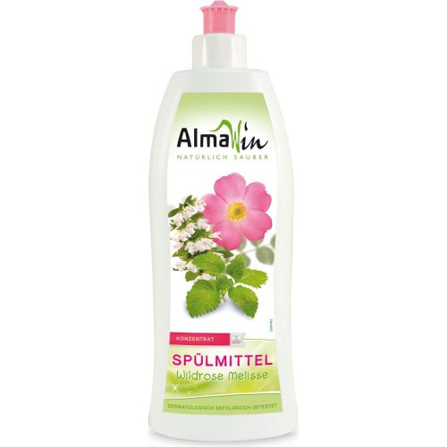 Almawin Öko-Handspülmittelkonzentrat – Wildrose und Zitronenmelisse 500 ml