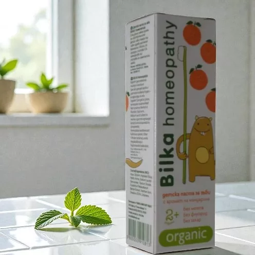Bilka homöopathische Zahnpasta Mandarine  2+ 50 ml