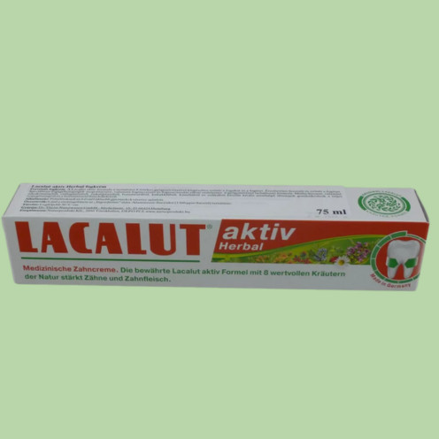 Lacalut aktiv fogkrém herbal 75 ml