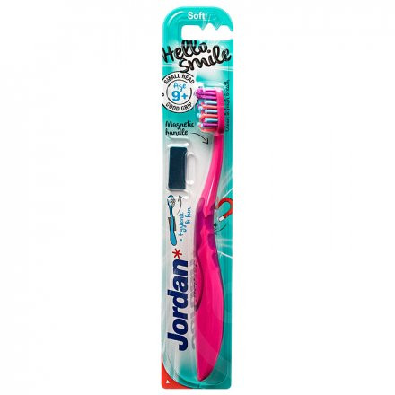 Jordan Hello Smile Kinderzahnbürste 9+ mit weichen Borsten 1 Stück