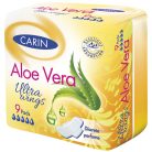Carin Ultra Aloe Vera Ultra-dünne Intim-Binden mit Flügeln, 9 Stück