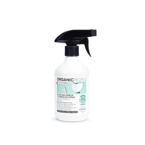 Organic People - Öko Ablak- és tükörtisztító spray bio fermentált fehér teával - 500 ml