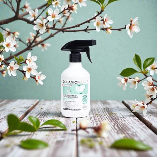 Organic People – Öko-Fenster- und Spiegelreiniger-Spray mit biologisch fermentiertem weißem Tee – 500 ml