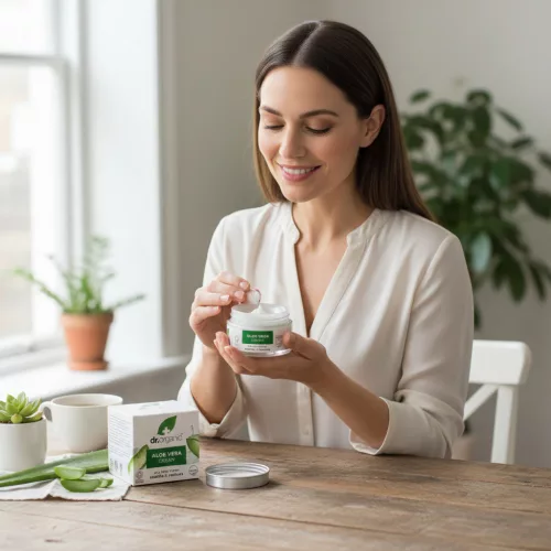 Dr. Organic - Krémkoncentrátum bio Aloe verával