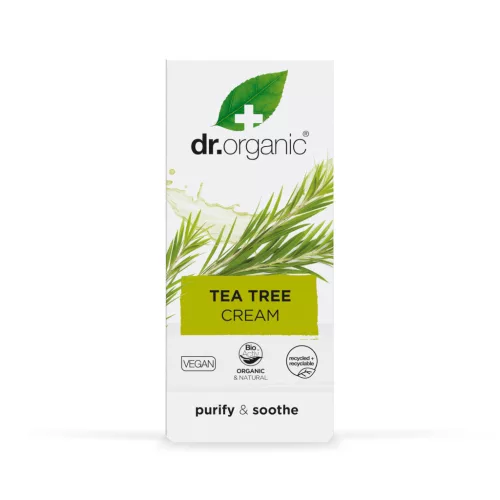 Dr. Organic - Bőrápoló krém bio teafaolajjal 