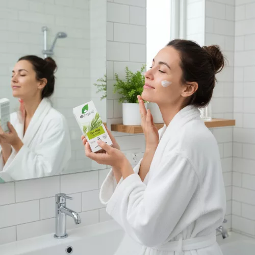 Dr. Organic - Bőrápoló krém bio teafaolajjal 