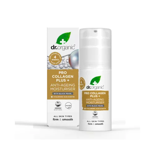 Dr. Organic - Pro Collagen Anti-Aging hidratáló arckrém fekete gyönggyel
