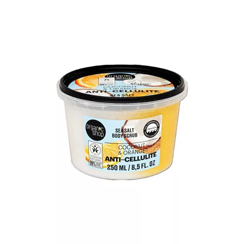 Organic Shop -  “Anti-Cellulite” tengeri sós testradír kókusszal és naranccsal