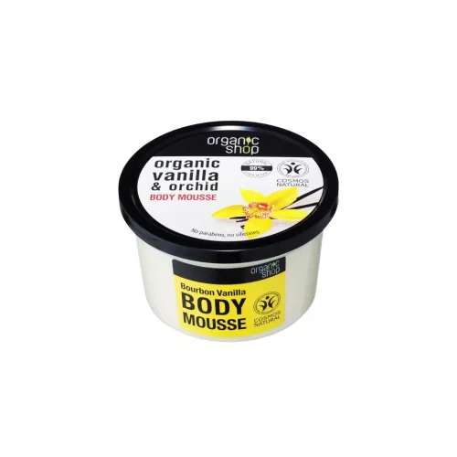 Organic Shop - Hidratáló testápoló mousse vaníliával és orchideával