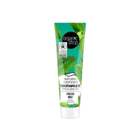   Organic Shop - “Frozen mint” Minősített fogkrém mentával