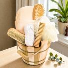 Croll & Denecke Geschenkset im Holz‑Eimer (5‑teilig)