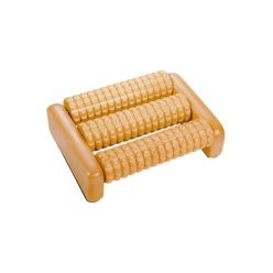 Croll&Denecke Holzfußmassagerolle, klein, 1x3 Reihen