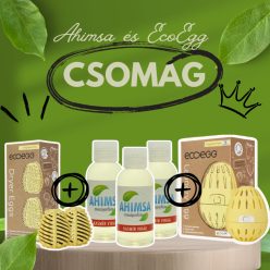   Ahimsa Kasmír Mosóparfüm + Ecoegg Mosótojás + Szárítótojás | Luxusillat + vegyszermentes szárítás egy csomagban