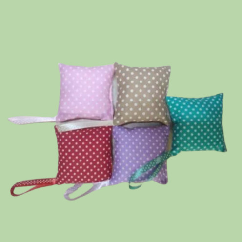 EcoLady Pure – Duftkissen – 7 x 7 cm – bordeauxrot