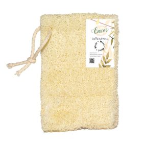 Luffa-Minischwamm mit Aufhänger – 6–8 x 10 cm 