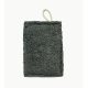 Luffa frottíros fürdőszivacs - 8x10-12cm - szürke