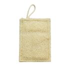 Luffa frottíros fürdőszivacs - 8x10-12cm - rózsaszín