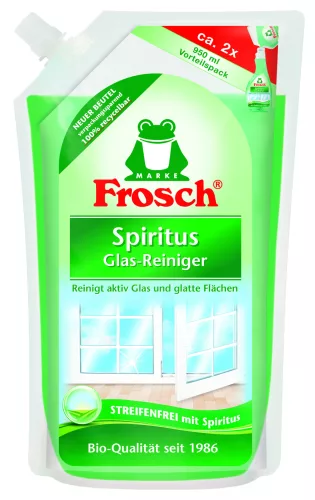 Frosch Fensterreiniger mit Spiritus, Nachfüllpackung 950 ml