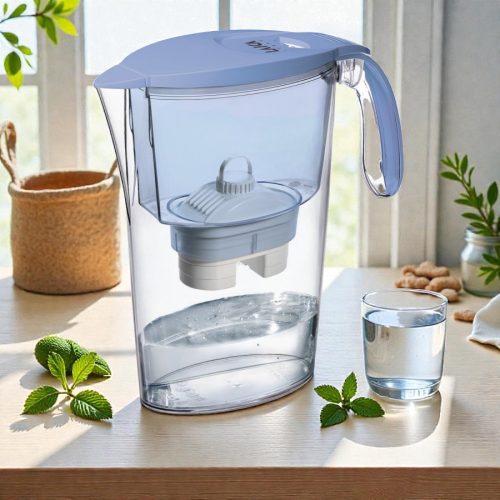 LAICA Clear Line kék vízszűrő kancsó 1 db bi-flux univerzális szűrőbetéttel