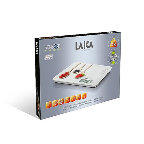 LAICA digitális konyhai mérleg "fehér konyha"       20 kg / 5 g